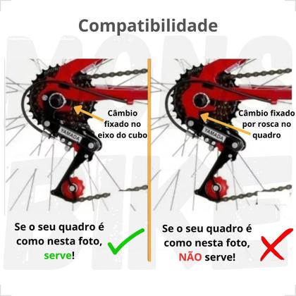 Imagem de Kit Relação 21 Marchas Bicicleta Completo Trocadores Rapid Fire Catraca Câmbio Dianteiro e Traseiro Corrente Manoplas