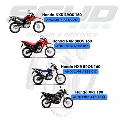 Imagem de Kit Relação Com Retentor Bros 160 150 Xre 190 Aço 1045 Scud