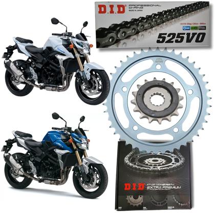 Imagem de Kit relação did premium suzuki gsr 750 (2011-2017) - 42/17t - (525v0-112zb)