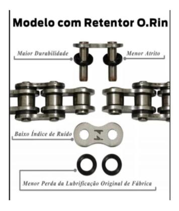 Imagem de Kit Relação Fazer 250 2018 2019 Com Retentor Original Kmc