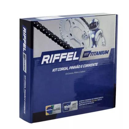 Imagem de Kit relação riffel biz 110i 2016-2023 biz125 2005-2023 91184