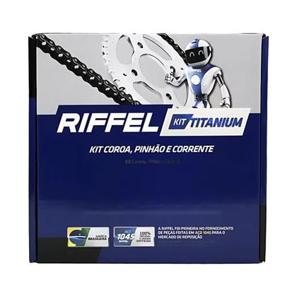 Imagem de Kit relação riffel biz 110i 2016-2023 biz125 2005-2023 91184