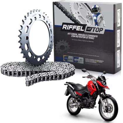 Imagem de Kit Relaçao Riffel C Retentor Xtz Crosser 150 2014 2015 2016 2017 2018 2019 2020 2021 2022 2023 2024