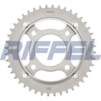 Imagem de Kit Relação Riffel Cg 125 Titan 2000 A 2008 Titanium Aço 1045
