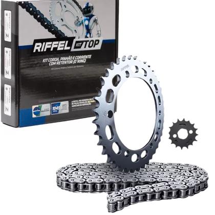Imagem de Kit Relaçao Riffel Com Retentor Fazer 250 Fz25 2018 2019 2020 2021 2022 2023 2024