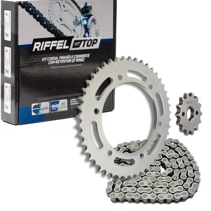 Imagem de Kit Relaçao Riffel Xtz Lander 250 Tenere 250 Com Retentor 2017 2018 2019 2020 2021 2022 2023 2024