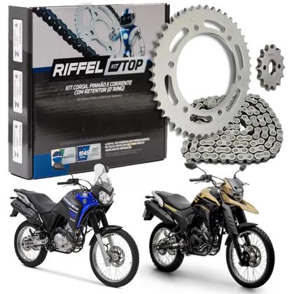 Imagem de Kit Relaçao Riffel Xtz Lander 250 Tenere 250 Com Retentor 2017 2018 2019 2020 2021 2022 2023 2024