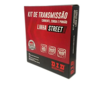 Kit Relação Tração Corrente Coroa Pinhão Did Daido Retentor Xre
