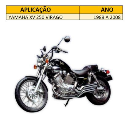 Imagem de Kit Relação Tração Transmissão Xv 250 Virago 89 90 91 92 93 94 95 96 97 98 99 2000 2001 2002 2003 2004 2005 2006 2007 2008 Original Vaz