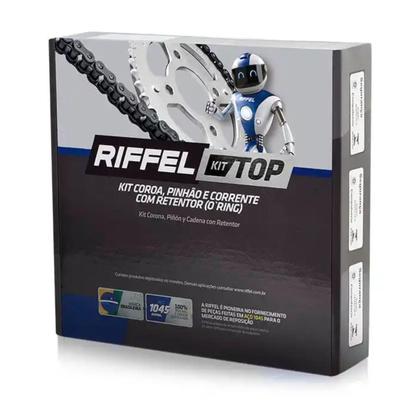 Imagem de Kit relação transmissão 1045 com retentor riffel honda xr300l xr tornado 300 2024 2025