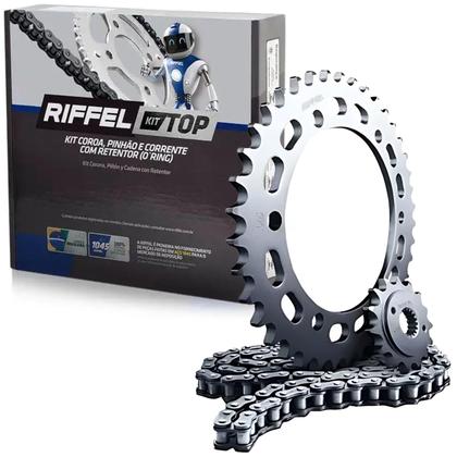 Imagem de Kit relação transmissão 1045 com retentor riffel honda xr300l xr tornado 300 2024 2025