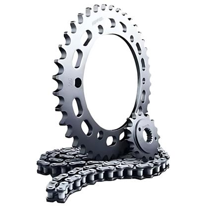 Imagem de Kit relação transmissão 1045 com retentor riffel honda xr300l xr tornado 300 2024 2025