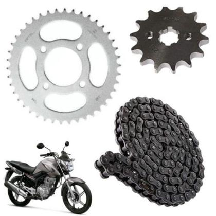 Imagem de Kit Relação Transmissão Cg 150 2004 a 2016 Cg 160 2016 a 2023 Riffel - REIFFEL