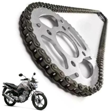 Imagem de Kit Relação Transmissão Cg 150 2004 a 2016 Cg 160 2016 a 2023 Riffel - REIFFEL