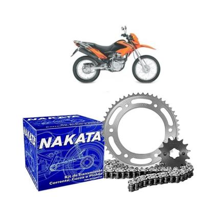 Imagem de Kit Relação Transmissão Nakata Honda NXR 125 Bros 2003-2005