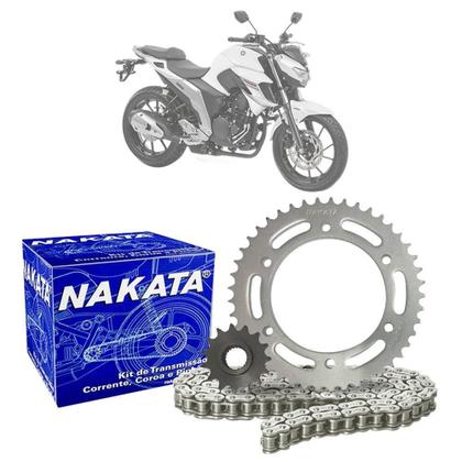 Imagem de Kit Relação Transmissão Nakata Yamaha Fazer 250 2005-2010