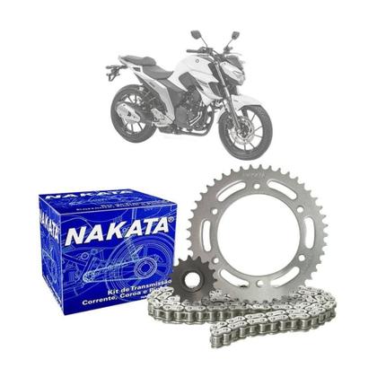 Imagem de Kit Relação Transmissão Nakata Yamaha Fazer 250 2005-2010
