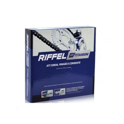Imagem de Kit Relação Transmissão Riffel CG 125 Titan Cargo 2000-2004
