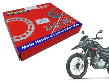 Imagem de Kit Relação Xre 300 C/retentor Original Honda Hamp