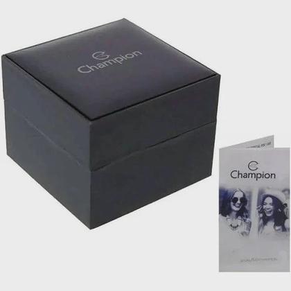 Imagem de Kit Relógio Champion CN27465E Feminino Dourado Colar Brinco