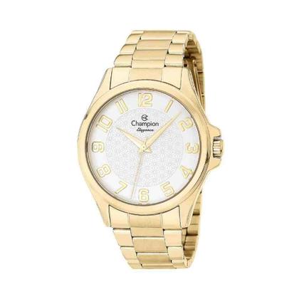 Imagem de Kit Relógio+Colar+Brinco Champion Dourado Feminino CN26377W