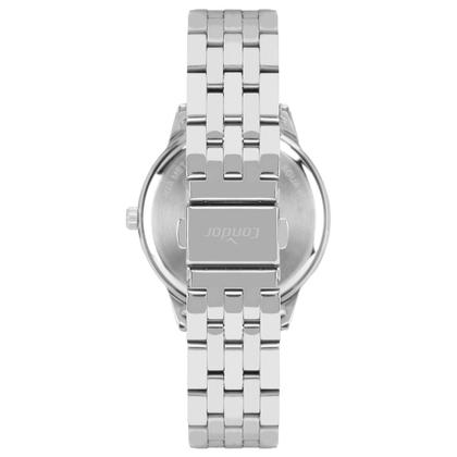 Imagem de Kit Relógio Condor Feminino Brilho Prata - CO2035NUE/K4K