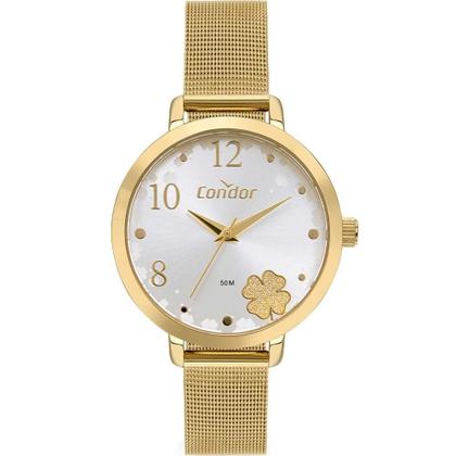 Imagem de Kit Relógio Condor Feminino com Colar e Brincos COPC21JJH/K4K