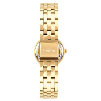 Imagem de Kit relógio Condor Feminino Mini Dourado - CO2035NWZ/K4K