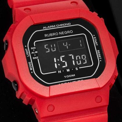 Imagem de Kit Relógio Digital Technos Masculino Flamengo com Porta Cartões FLA0300J/K8R