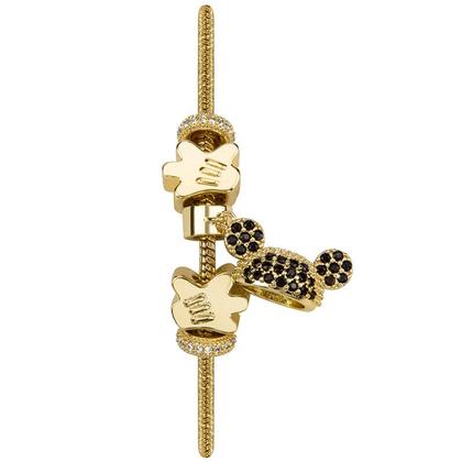 Imagem de Kit Relógio Disney CONDOR Feminino Dourado CO2035NKV/K5K