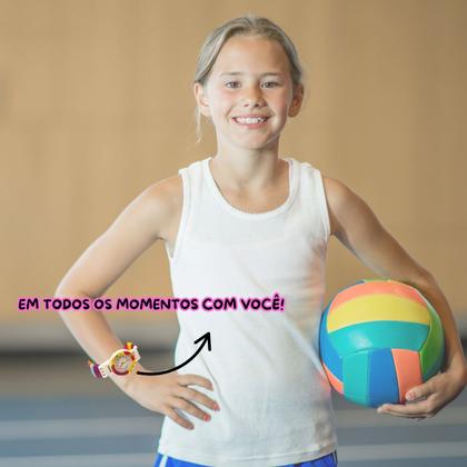 Imagem de kit relogio infantil fashion monta do seu jeito e desmonta brinquedo para menina presente colorido