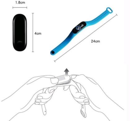 Imagem de Kit Relógio Infantil Menina Digital Led Pulseira silicone Esporte + Mini Boneca Princesas Disney Articulada Presente Cor
