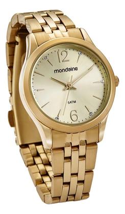 Imagem de Kit Relógio Mondaine Feminino Analógico 32606lpmkde1k1