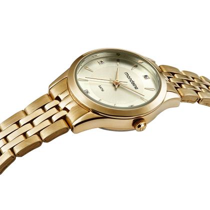 Imagem de Kit Relógio Mondaine Feminino Colar Cristal 32607LPMKDE1K1