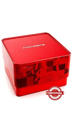 Imagem de Kit Relógio Mondaine Feminino Com Colar E Brincos Folheados Com Pedras De Strass Prata Com Pulseira Em Aço Inoxidável A Prova Dágua Original