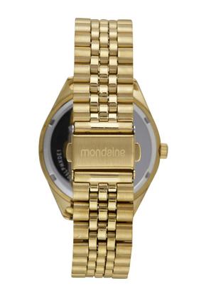 Imagem de Kit Relógio Mondaine Feminino Cristal Dourado 32806LPMKDE1K1