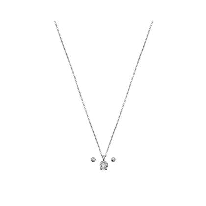 Imagem de Kit Relógio Mondaine Prata Feminino 32793L0MKNH2K1