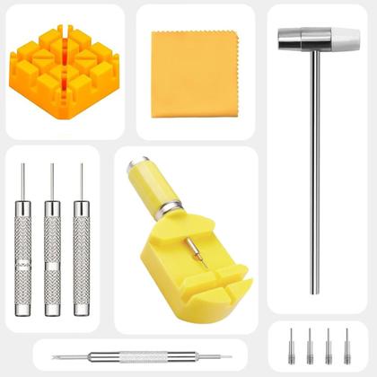 Imagem de Kit relojoeiro ferramentas manutenção reparos de relógios