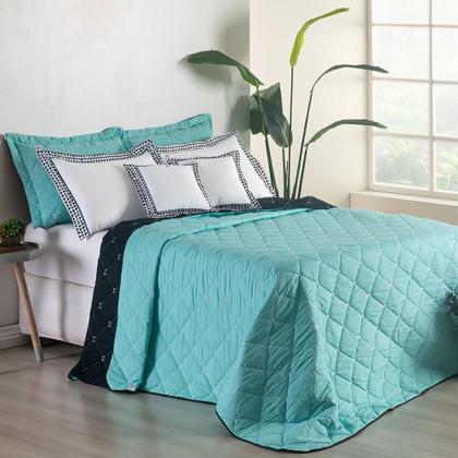 Imagem de Kit Renove Cobre Leito Casal Bordado Com Estampas 07 Peças