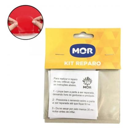 Imagem de Kit Reparo Autocolante para Piscina e Infláveis Mor