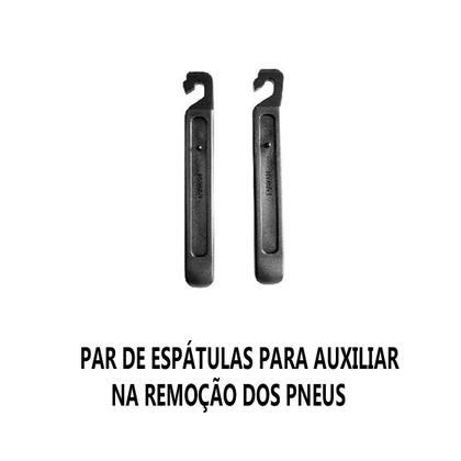 Imagem de Kit Reparo Camara De Ar Bike Com Bolsa Selim Para Guardar O Kit Com Segurança