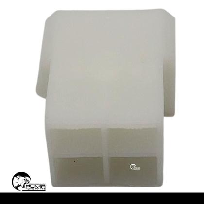 Imagem de Kit Reparo Conectores Plug Som Automotivo 4 Vias Terminal 6,3mm Macho Fêmea
