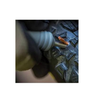 Imagem de Kit Reparo Conserto Remendo Pneu Carro Moto Sem Camara com Macarrão e Emergencial