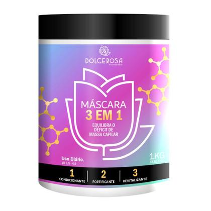 Imagem de Kit Reposição De Massa 3 Em 1 Dolce Rosa Profissional 1 Kg