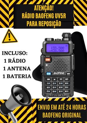 Imagem de Kit Reposição Rádio Baofeng UV5R Com Bateria e Antena Apenas