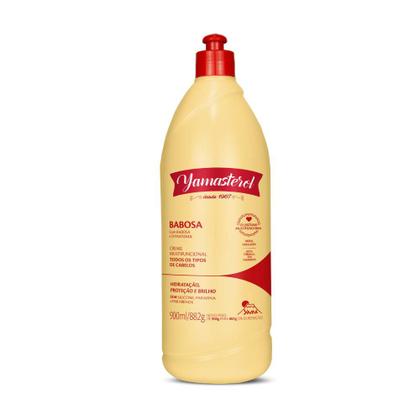 Imagem de Kit Restauração Cabelos Quimicamente Tratados Yamasterol Babosa 900ml + Shampoo Cristal Yamá 900ml