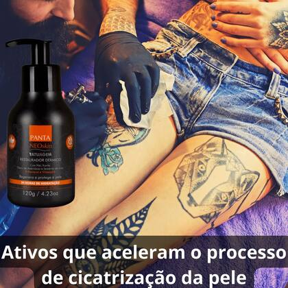 Imagem de Kit Restaurador Dérmico e Hidratante para Pele Tatuada: Neo Skin 120 g + Neo Skin 83 g