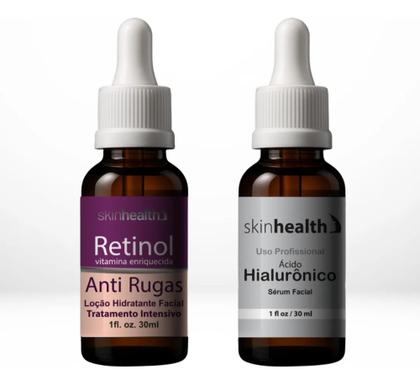 Imagem de Kit Retinol + Ácido Hialurônico 30ml para rejuvenescimento