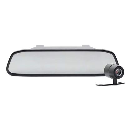 Imagem de Kit Retrovisor 4.3" Polegadas com Câmera de Ré Borboleta Tech One - KC-E-6317