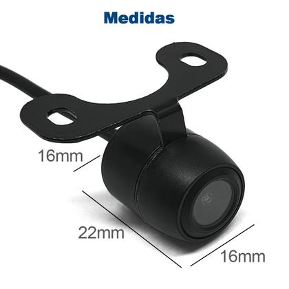 Imagem de Kit Retrovisor C/ Tela + Câmera + Sensor Ré Preto Fosco Emborrachado Chery S18 2012 2013 Espelho Visor Estacionamento